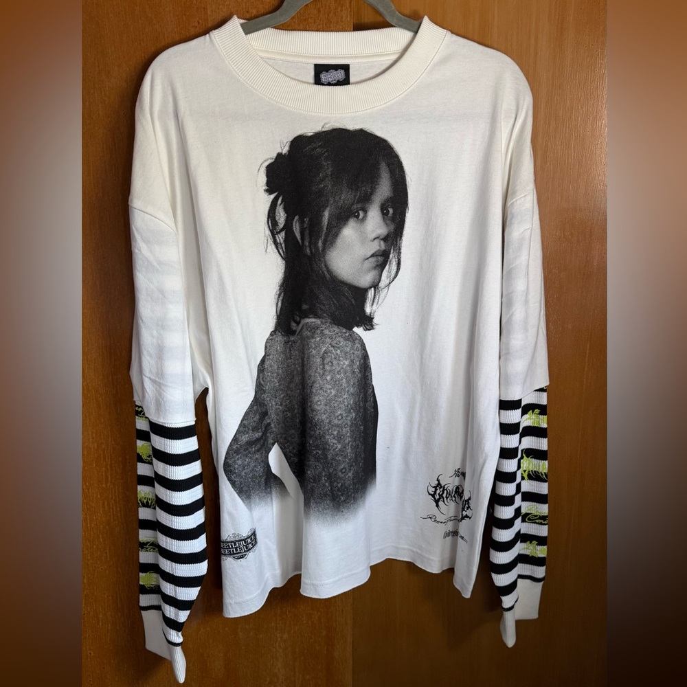 Civil Regime x Beetlejuice “Astrids World” LS Tee size